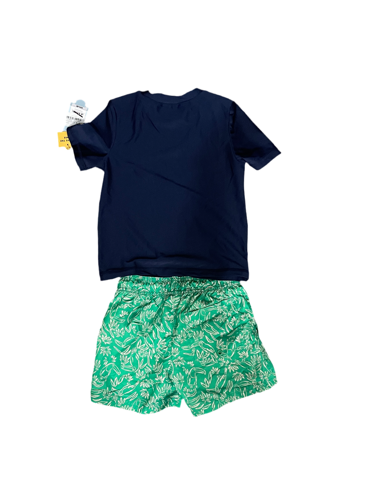 Boys' 2pc Animals & Birds Rash Guard Swim - Cat & Jack Green