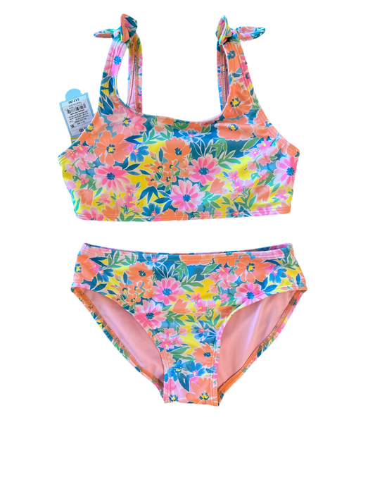 Girls' 'Bright Bouquets' Floral Printed Bikini Swim Set - Cat & Jack