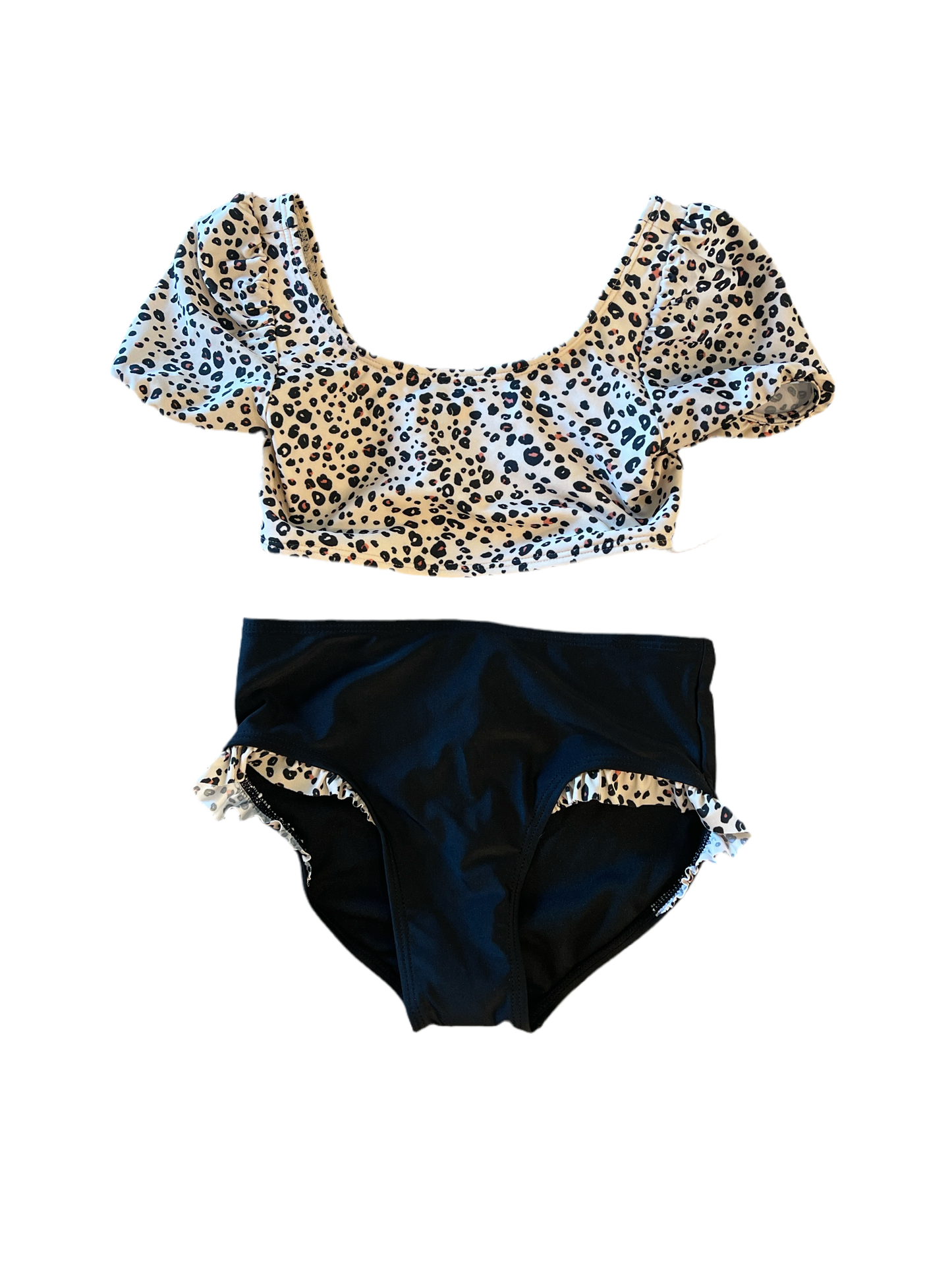 Girls' Leopard Spot Printed Bikini Swim Set - Cat & Jack Beige