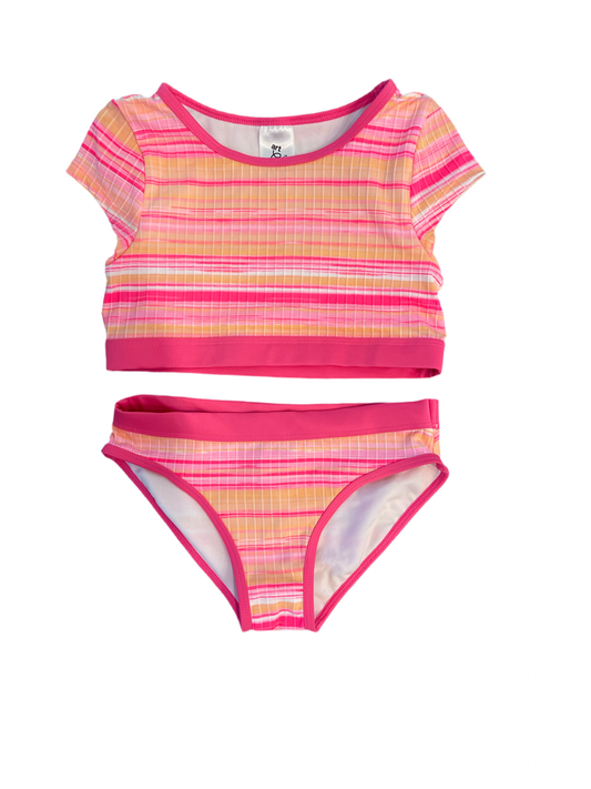 Girls' Summertride Striped Midkini Swim Set - art class