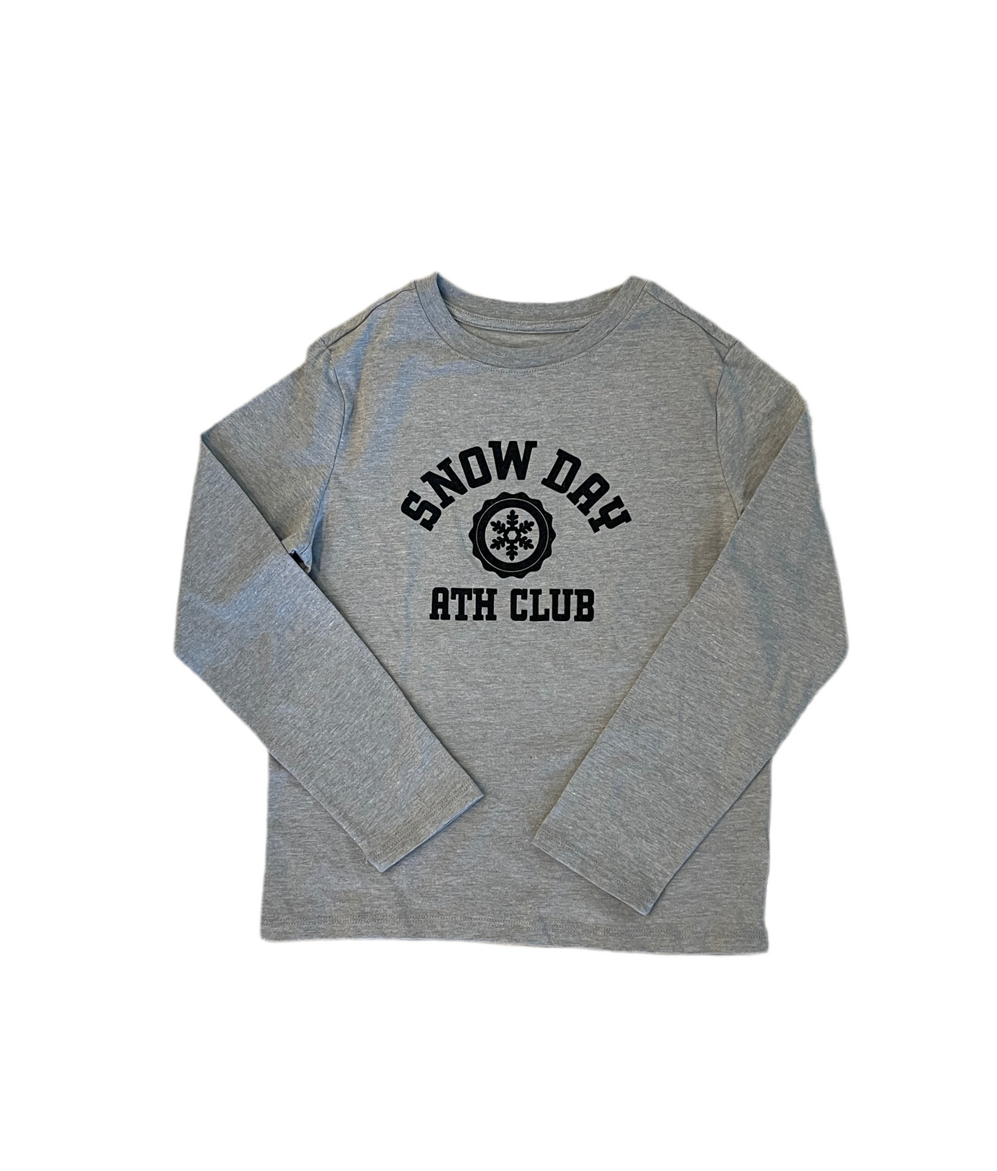 Boys' Long Sleeve 'Snow Day' Graphic T-Shirt - Cat & Jack Dark Gray