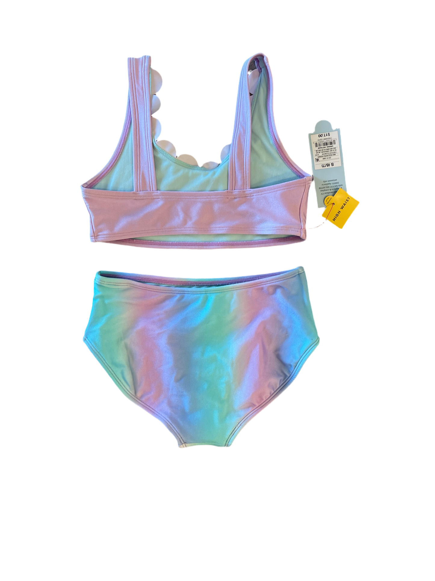 Girls' 'Sea Life' Solid Bikini Swim Set - Cat & Jack Light Purple L