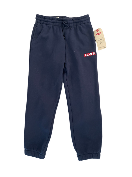 Levi's Boys' Box Tab Graphic Logo Jogger Pants - Navy Blue