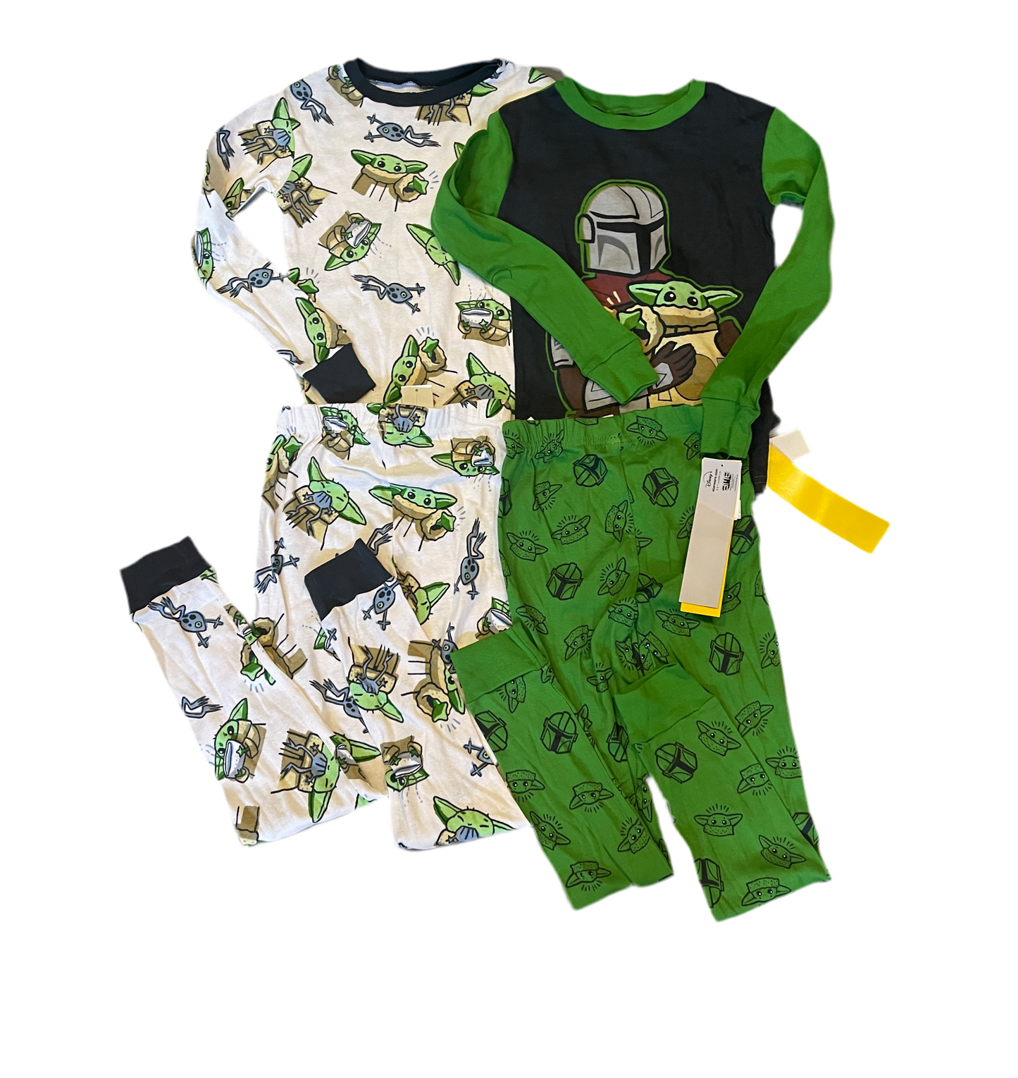 Boys' Star Wars: The Mandalorian 4pc Snug Fit Long Sleeve Pajama Set