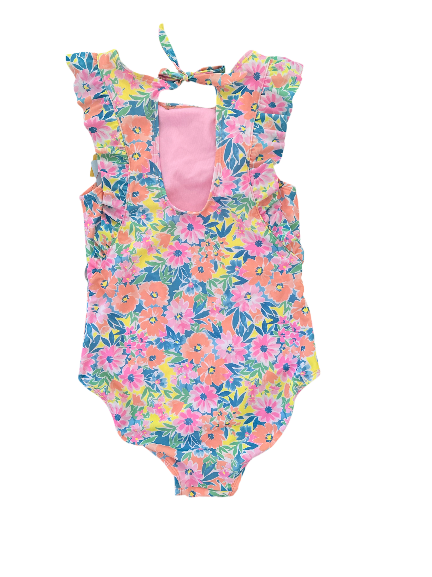 Girls' 'Spring Gardens' Floral Printed One Piece Rash Guard Swim - Cat & Jack