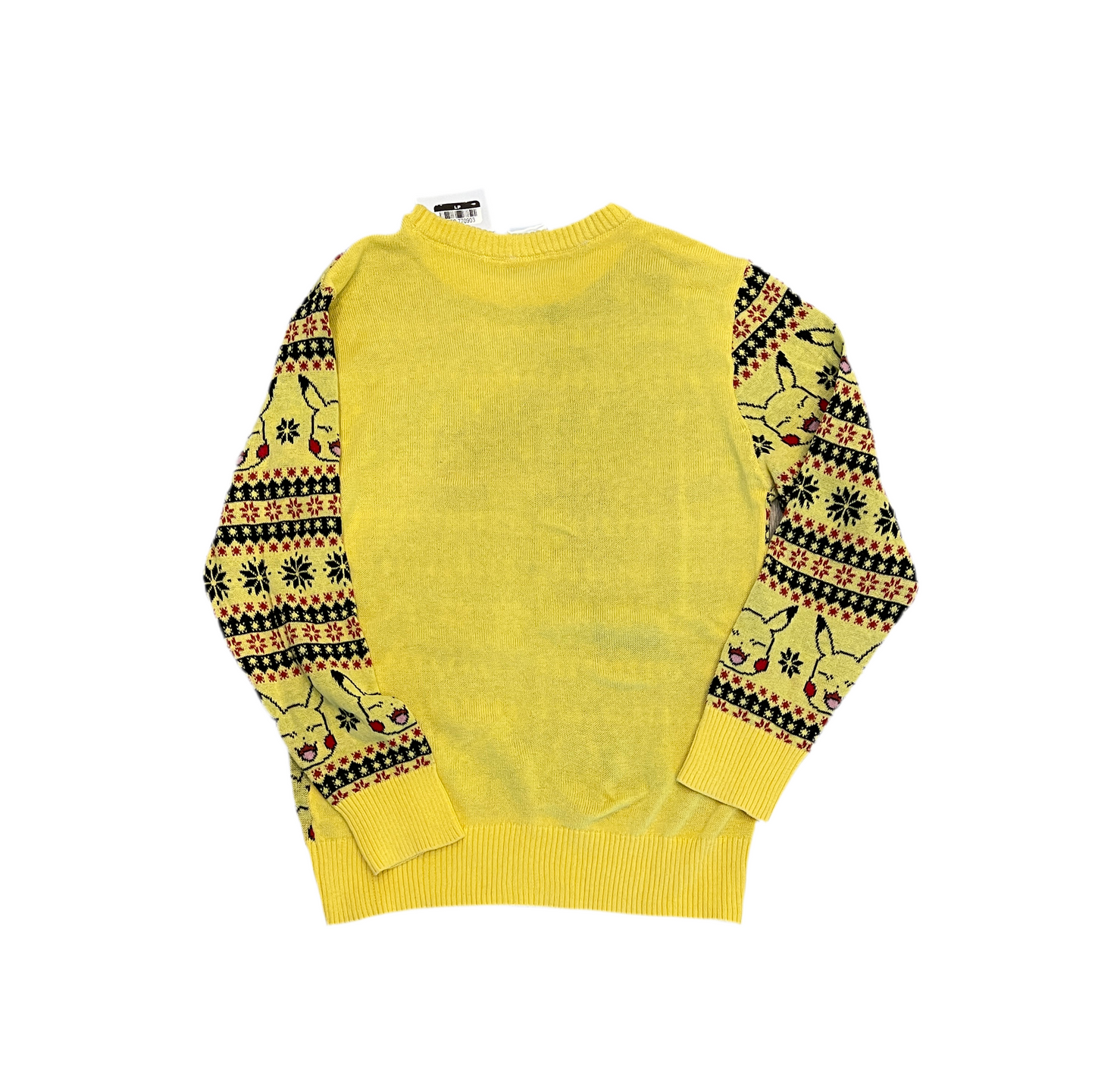 Boys' Pokemon Pikachu Holiday Fair Isle Pullover Sweater - Yellow