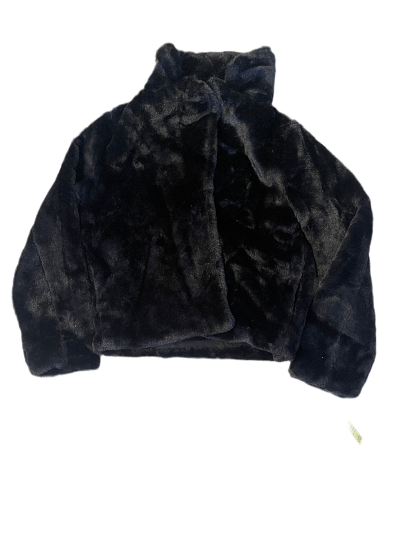 Girls' Faux Fur Jacket - art class Black