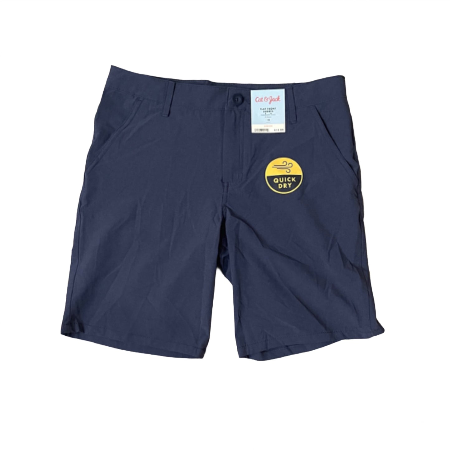 Boys' Quick Dry Flat Front 'At the Knee' Chino Shorts - Cat & Jack