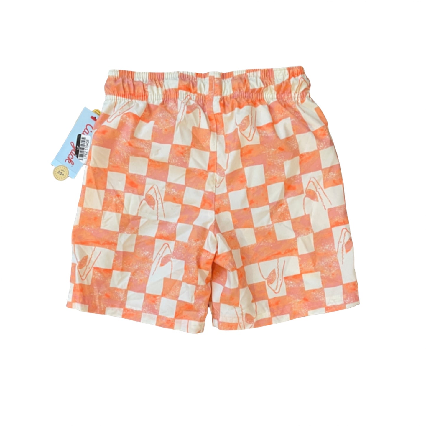 Boys' Checkered Swim - Cat & Jack Orange