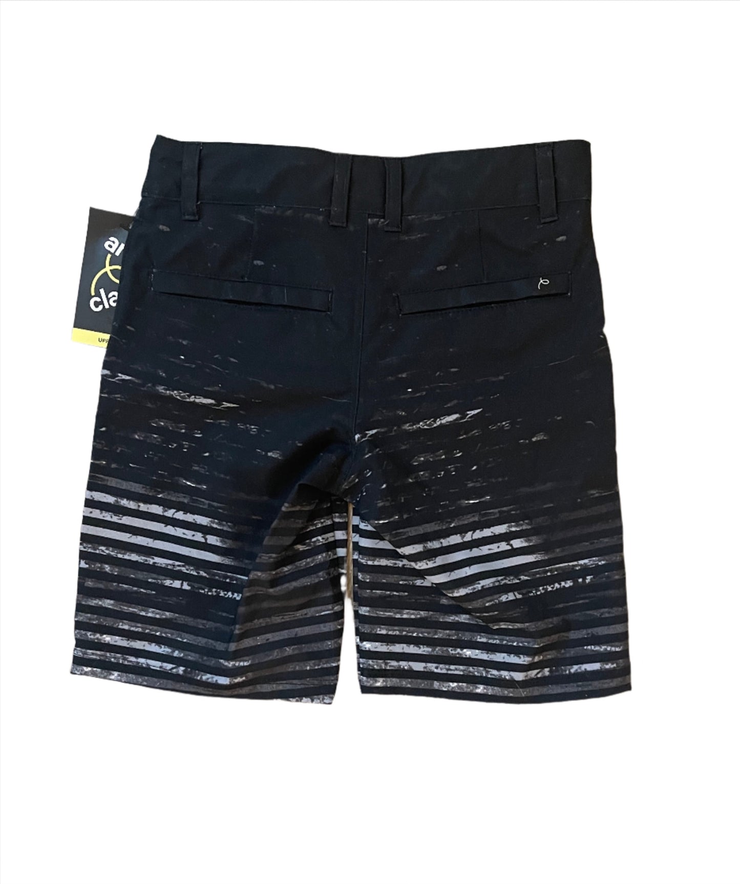 Boys' Striped Hybrid Swim Shorts - art class Black