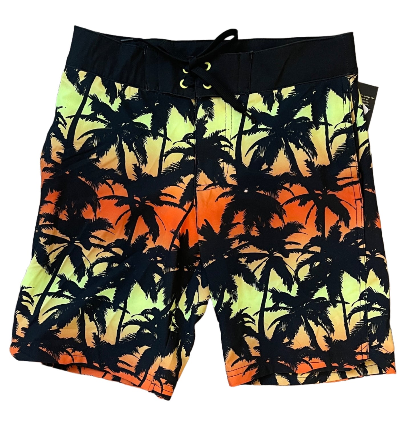 Boys' Ombre Palm Leaf Printed Swim - art class Gold