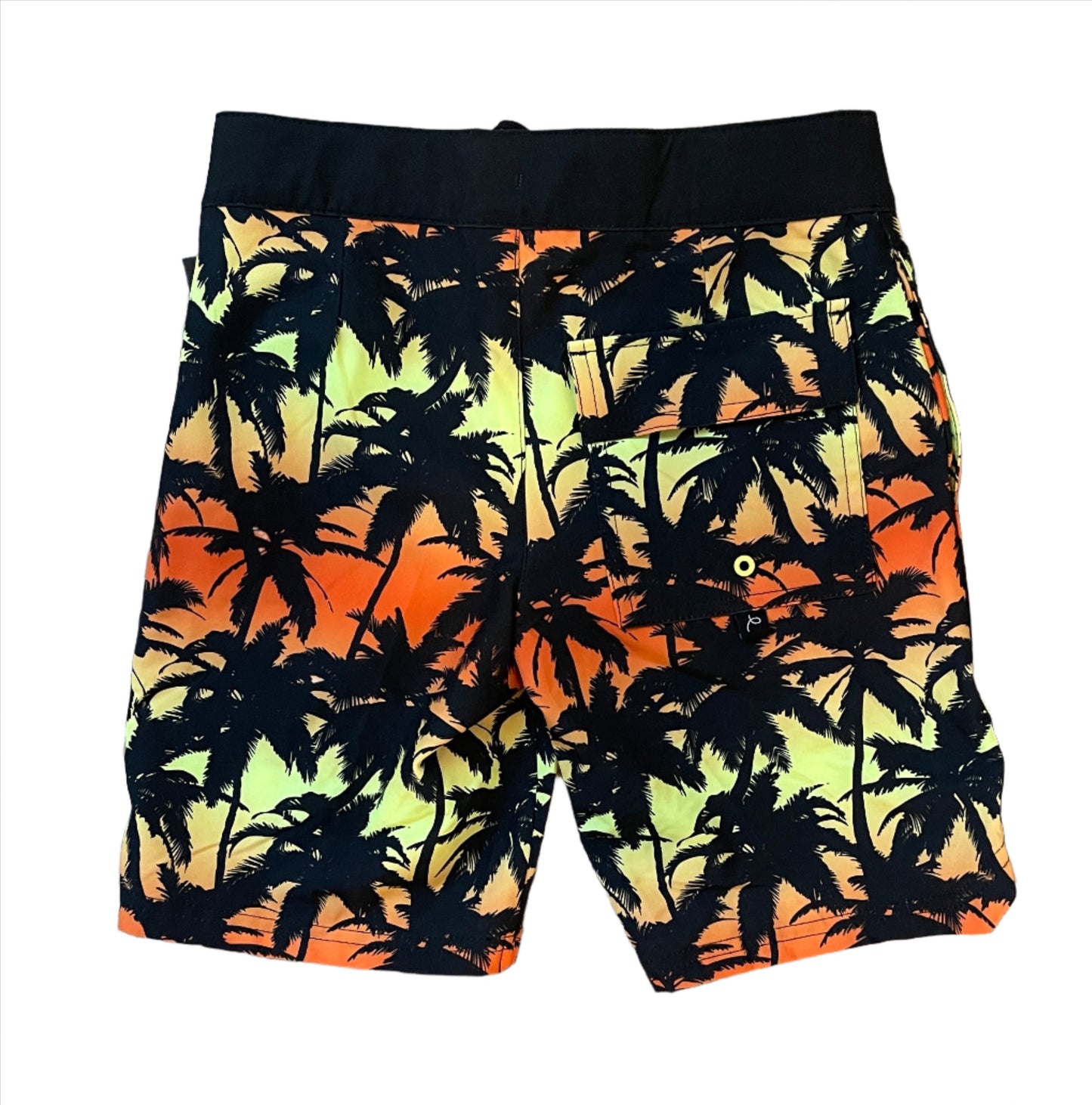 Boys' Ombre Palm Leaf Printed Swim - art class Gold