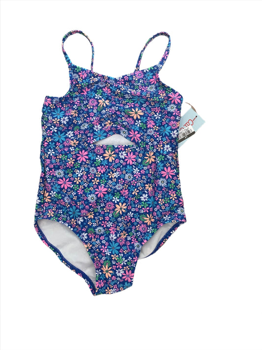 Girls' Ditsy Dash Floral Printed One Piece Swimsuit - Cat & Jack