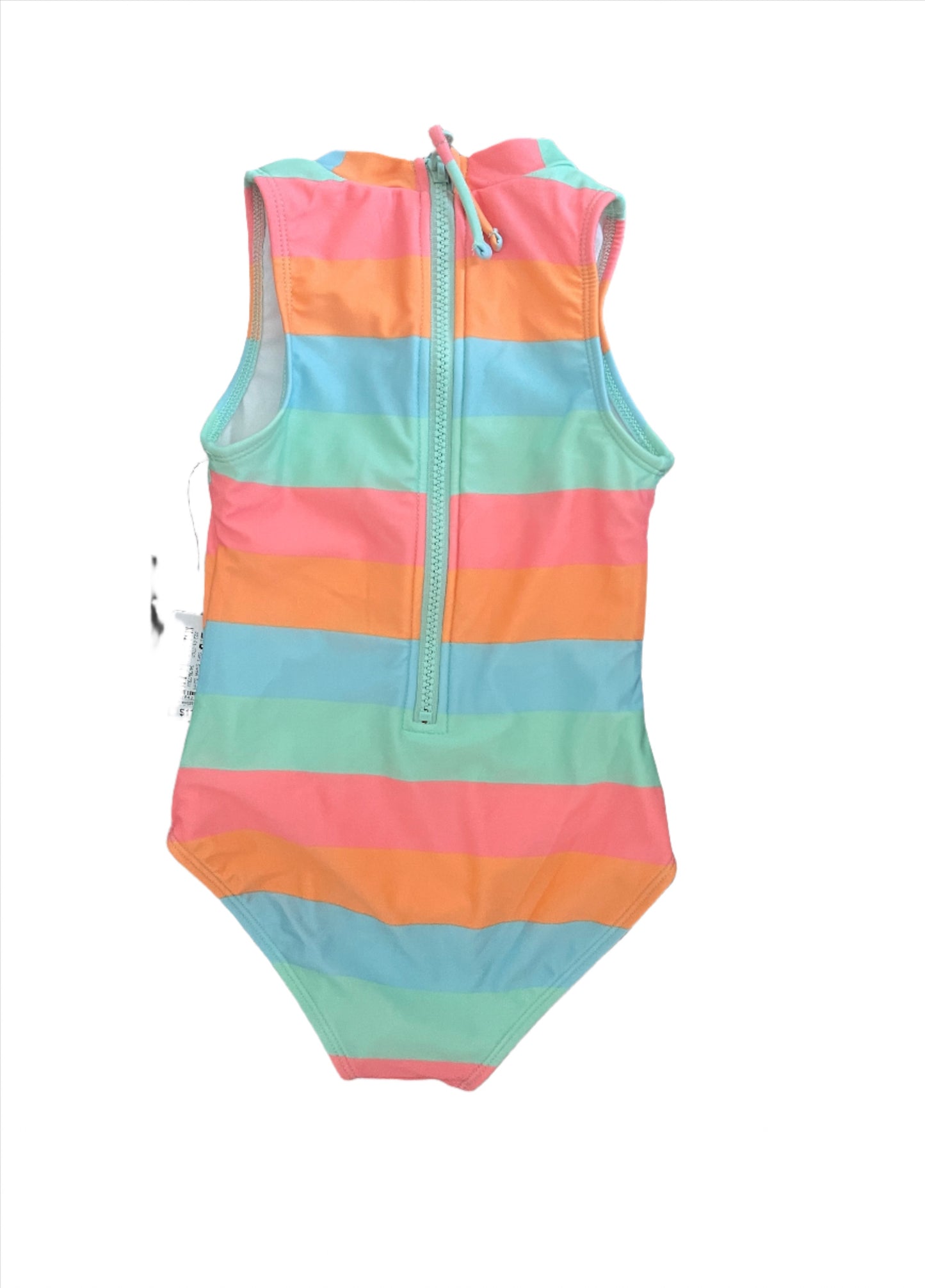 Girls' Sweet Summer Striped One Piece Swimsuit - art class