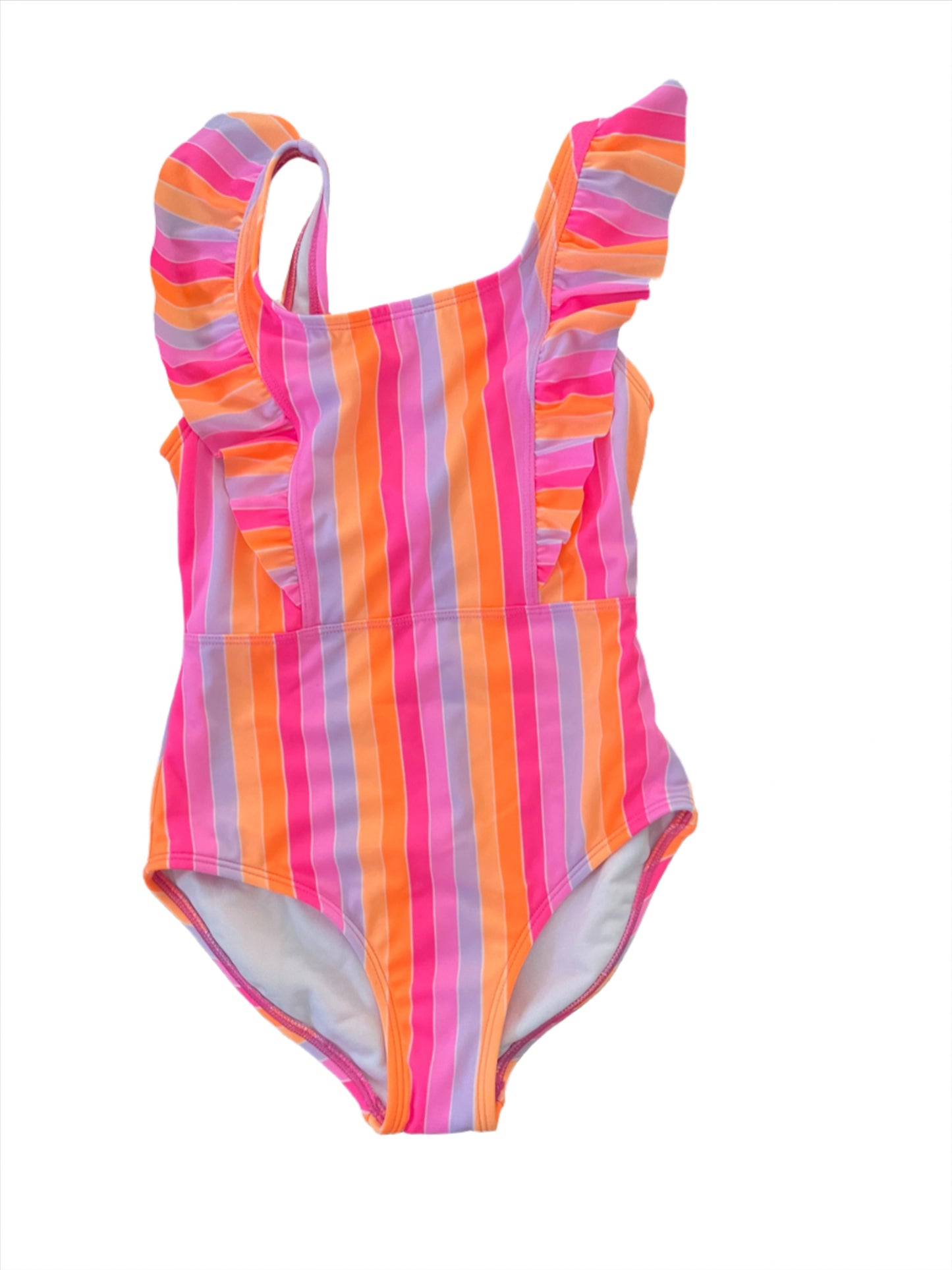 Girls' Rainbow Striped One Piece Swimsuit - Cat & Jack