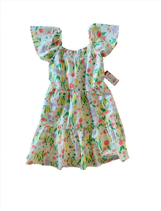 Girls' A-line Flutter Sleeve Floral Woven Dress - Cat & Jack