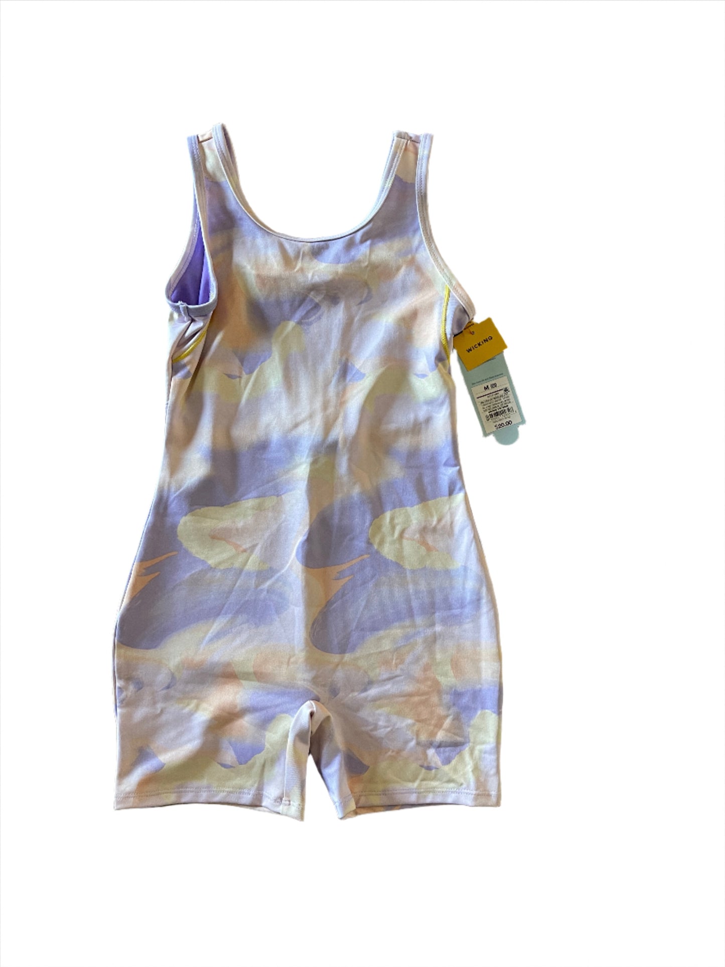 Girls' Gymnastics Psychedelic Pull-On Biketard/Leotard - Cat & Jack Purple/Yellow