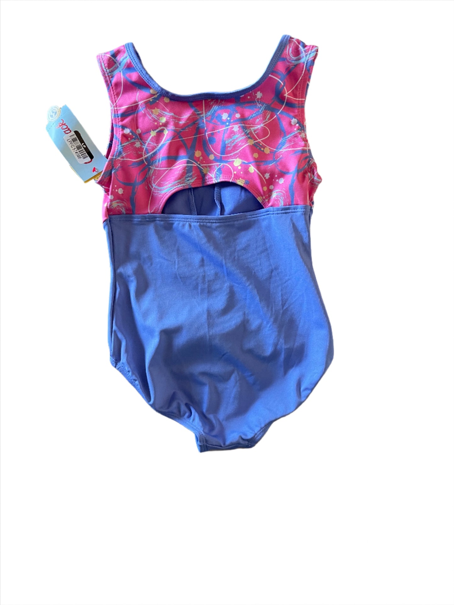 Girls' Gymnastics 'Scribbles' Pull-On Leotard - Cat & Jack Periwinkle Blue