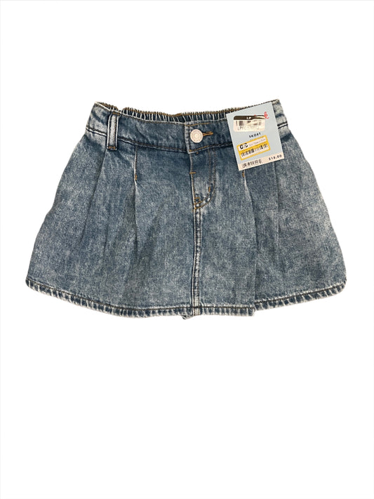 Girls' Pleated Denim Skort Shorts - Cat & Jack Medium Wash