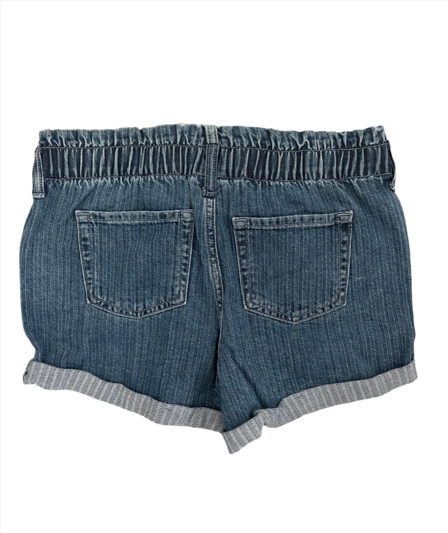 Girls' High-Rise Paper Bag Jean Shorts - Cat & Jack Medium Wash