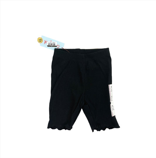 Girls' 'Solid' Ribbed Bike Shorts - Cat & Jack Black