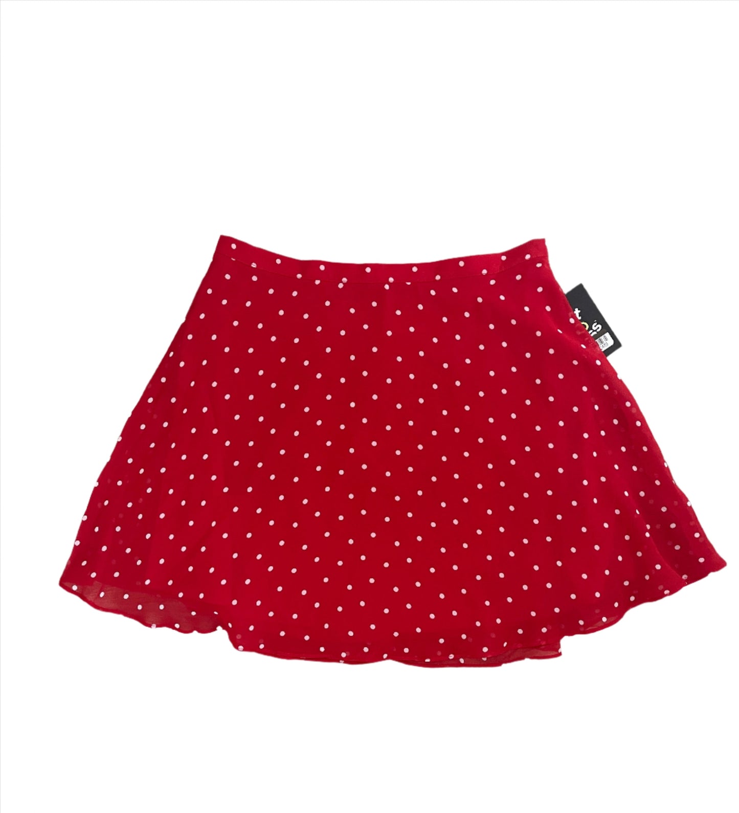 Girls' Chiffon Mini Skirt - art class Red