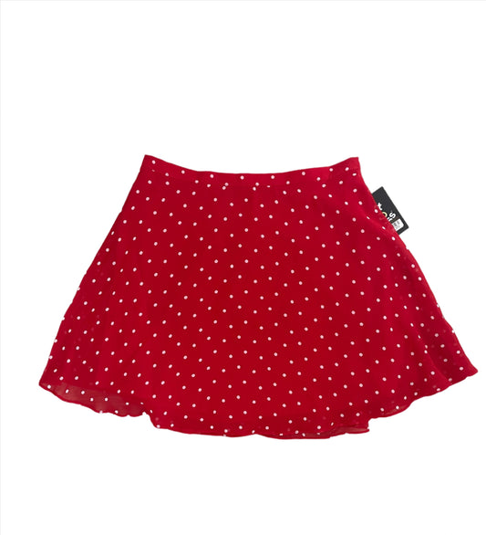 Girls' Chiffon Mini Skirt - art class Red