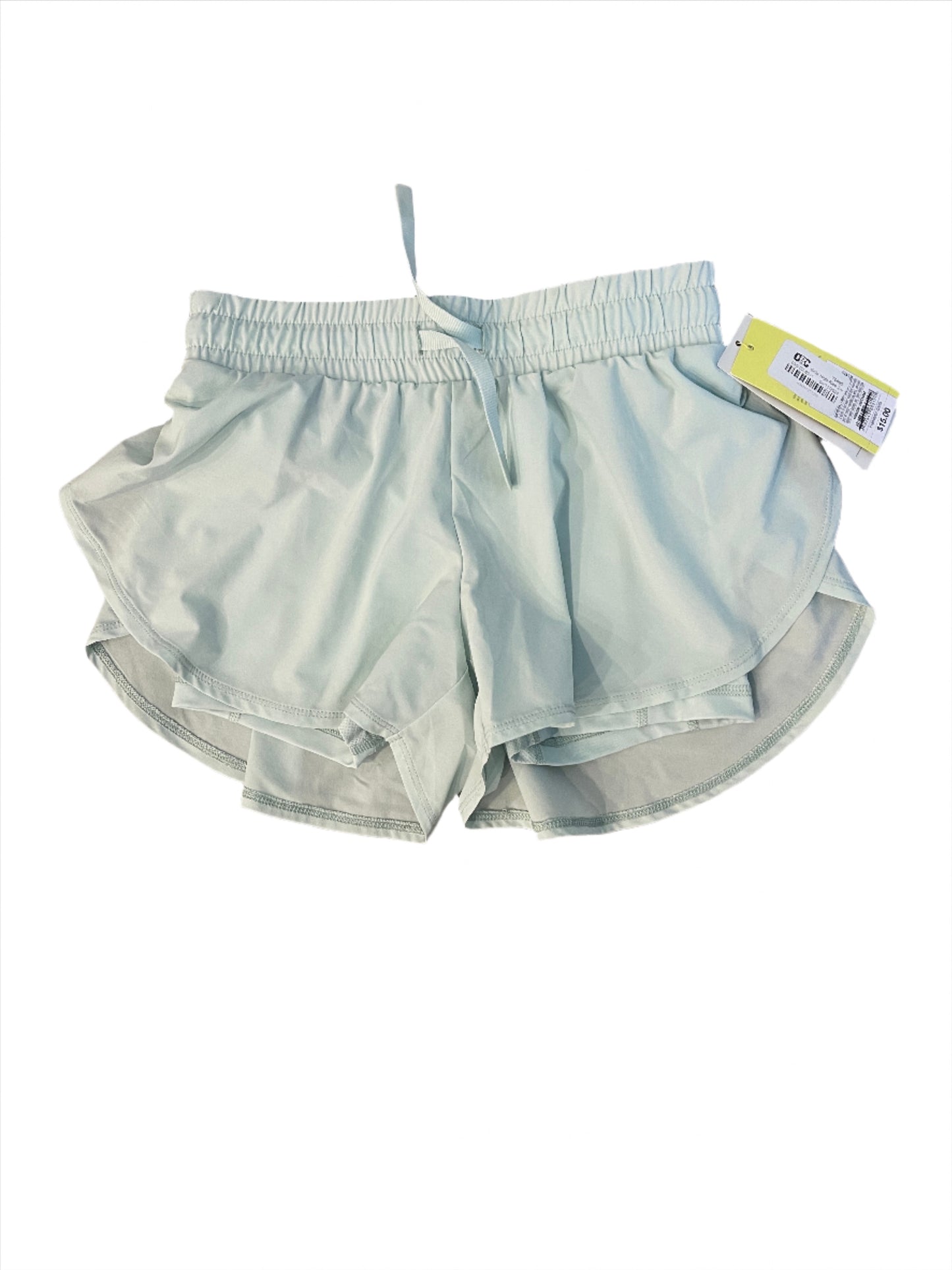 Girls' High-Rise 2-in-1 Shorts - All In Motion Mint Green