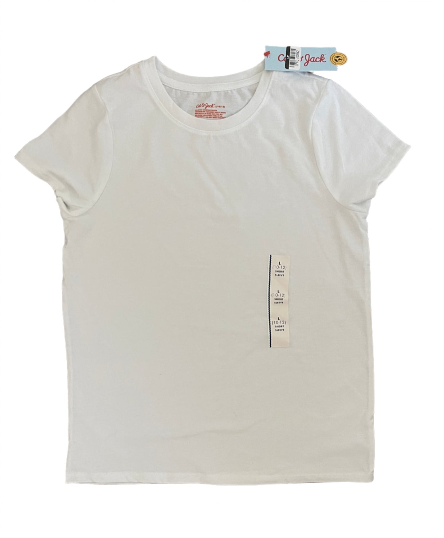 Girls' Short Sleeve T-Shirt - Cat & Jack White