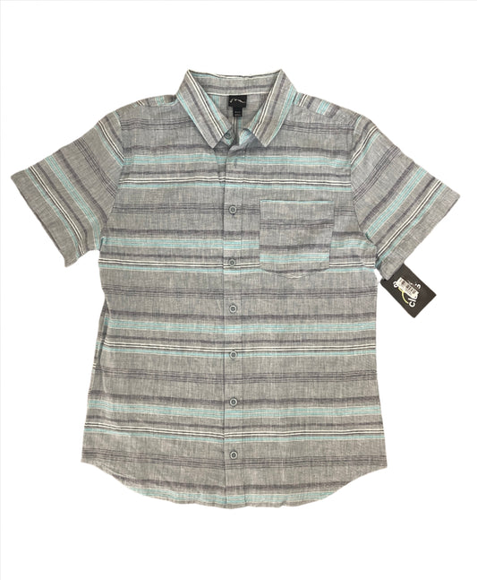 Boys' Woven Short Sleeve Button-Down Shirt - art class Blue