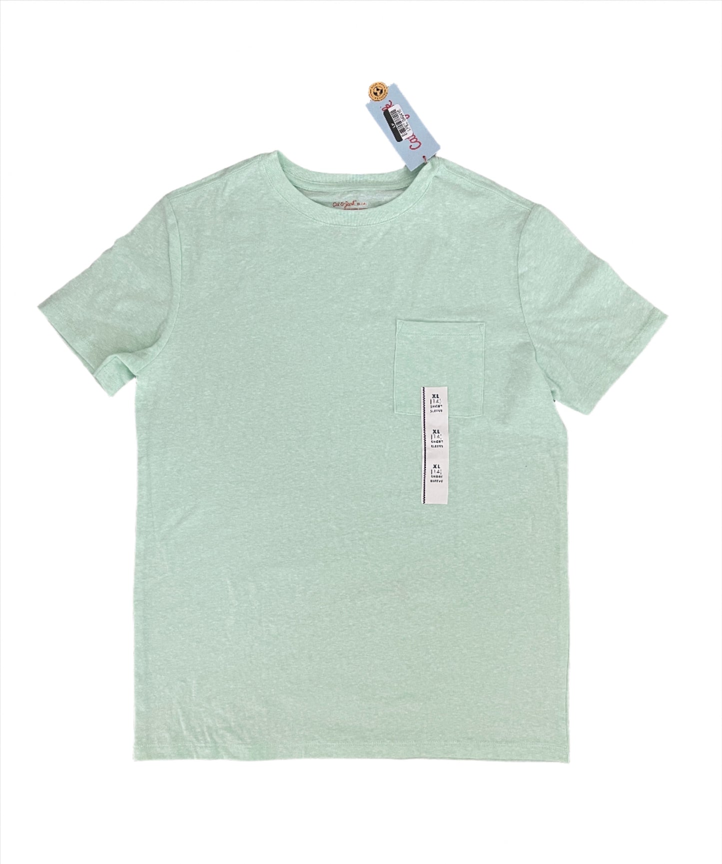 Boys' Short Sleeve Heathered T-Shirt - Cat & Jack Light Green