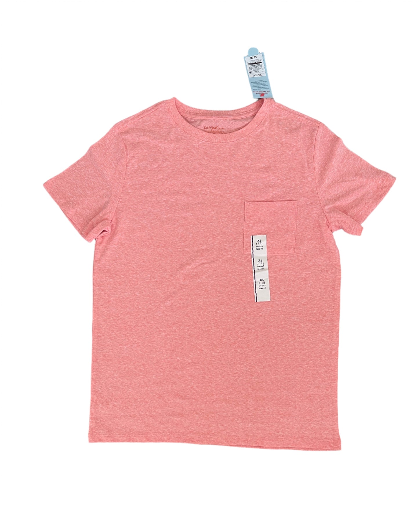 Boys' Short Sleeve Heathered T-Shirt - Cat & Jack Orange