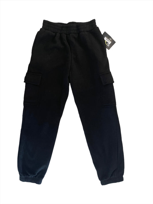 Girls' Fleece Cargo Jogger Pants - art class Black