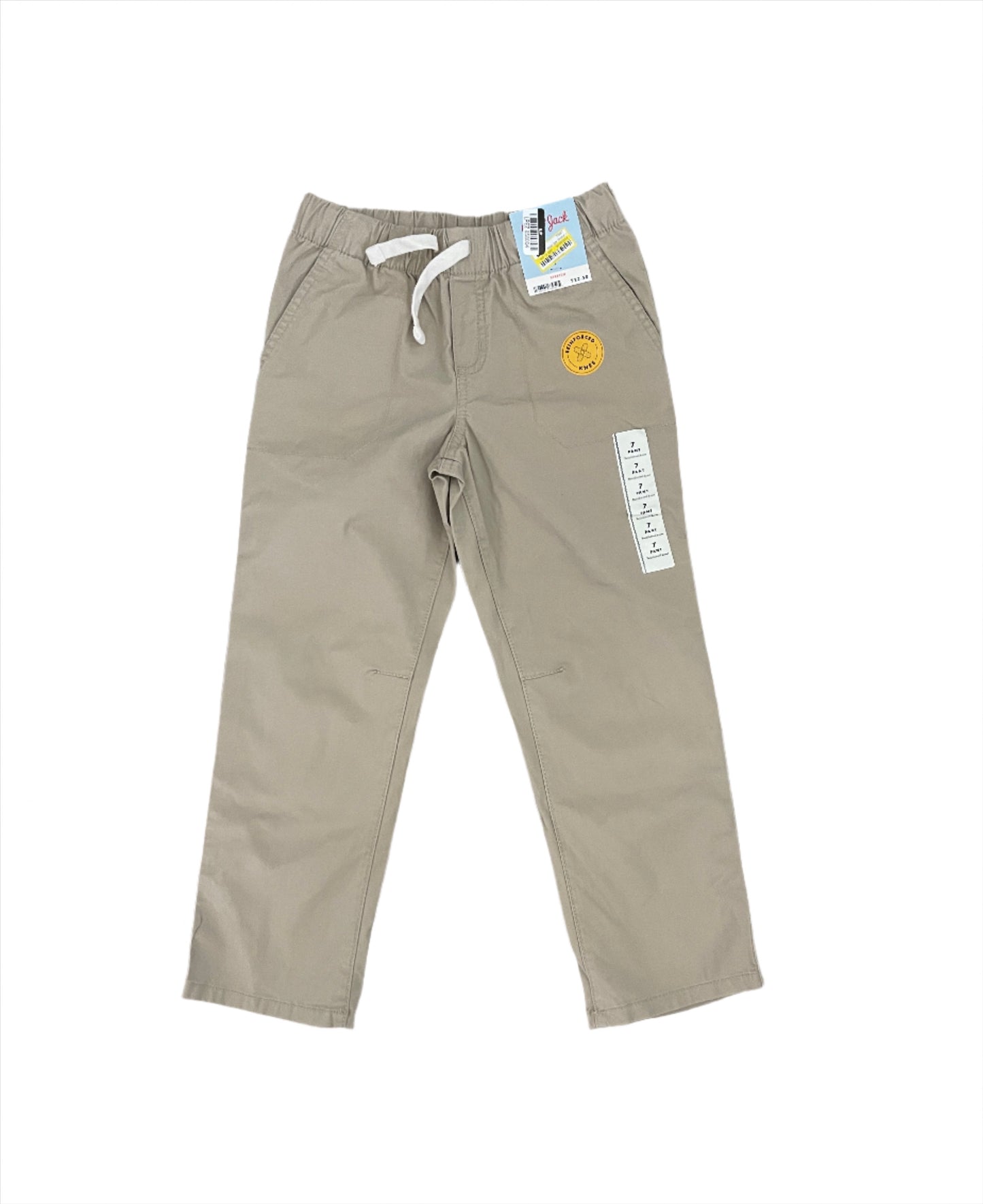 Boys' Stretch Straight Fit Woven Pull-On Pants - Cat & Jack Beige