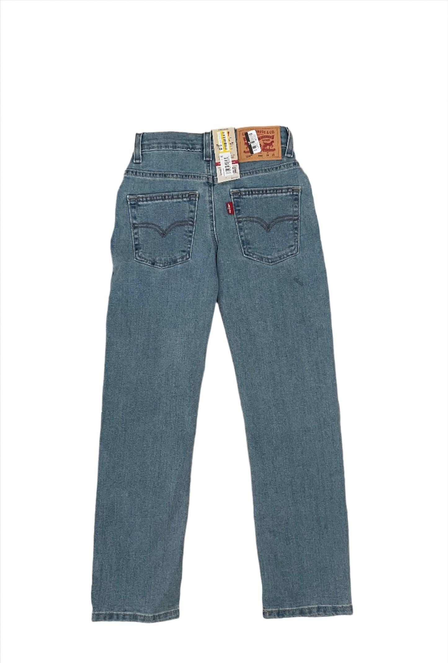 Levi's  Boys' 514 Straight Fit Performance Jeans Pants - Light Wash