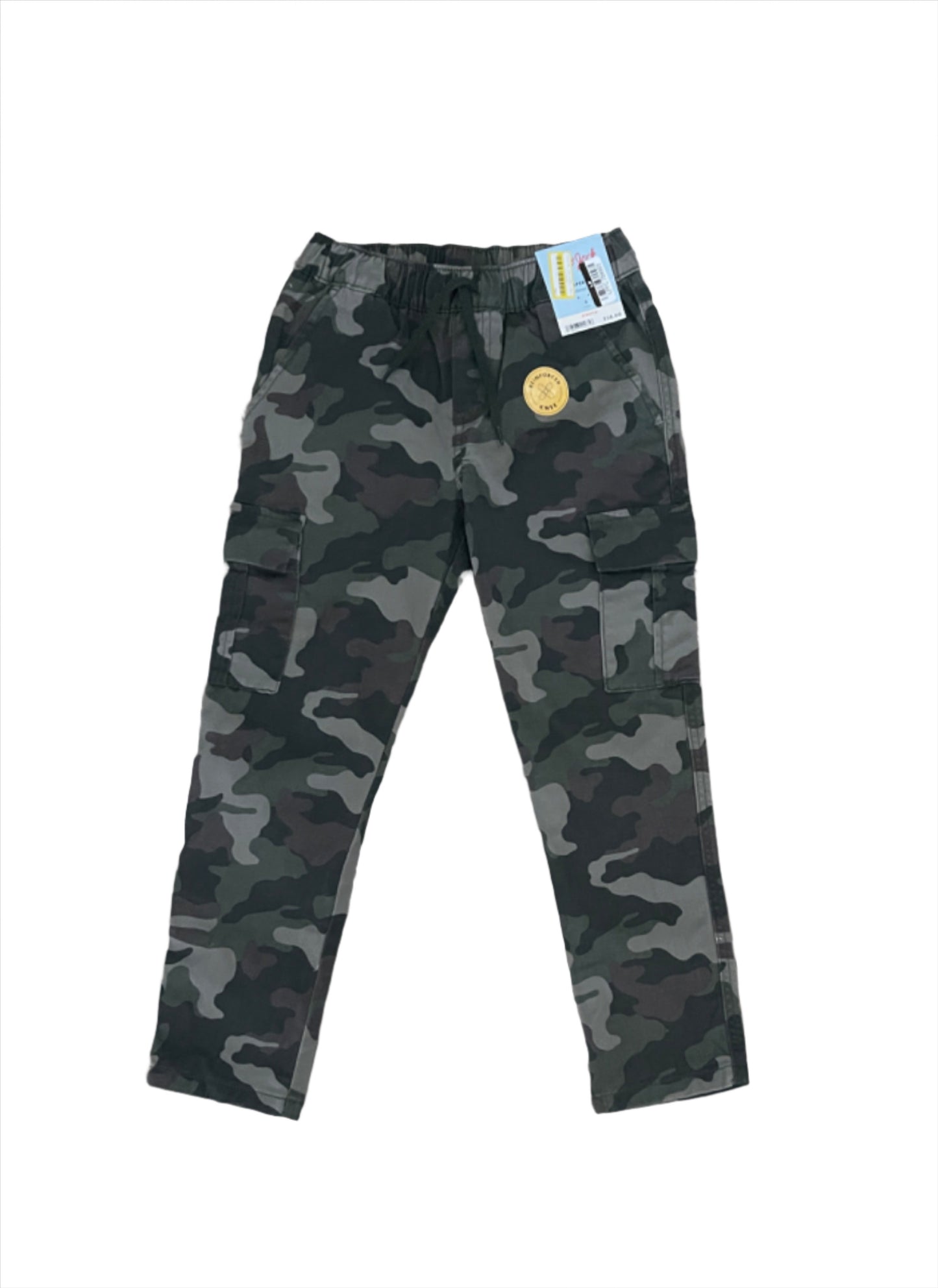 Boys' Stretch Tapered Cargo Pants - Cat & Jack Green