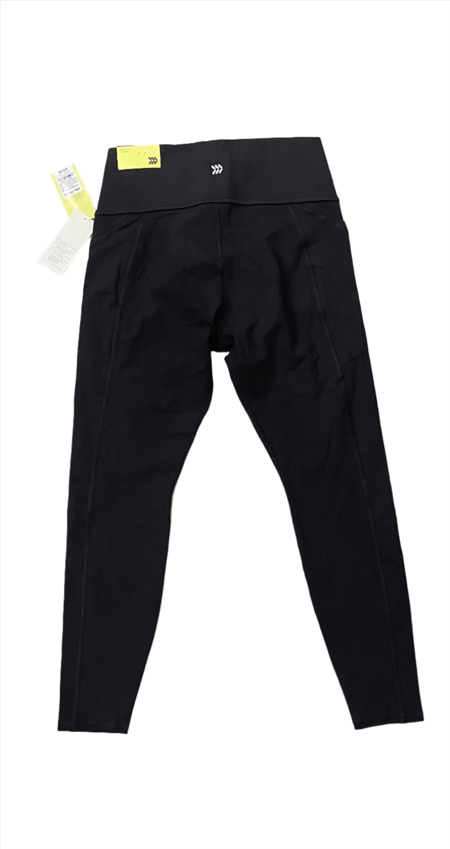 Girls' Performance Pocket Leggings Pants- All In Motion Black Onyx