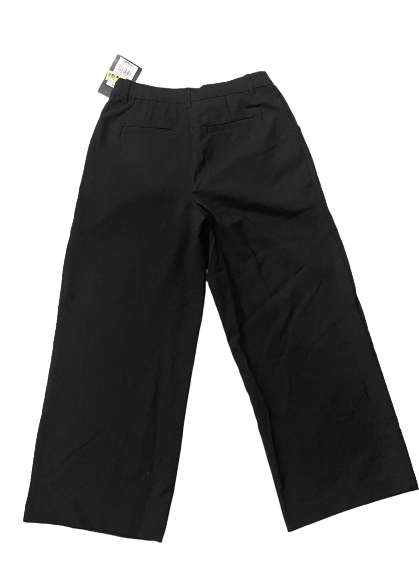 Girls' Pleated Wide Leg Trousers Pants - art class Black