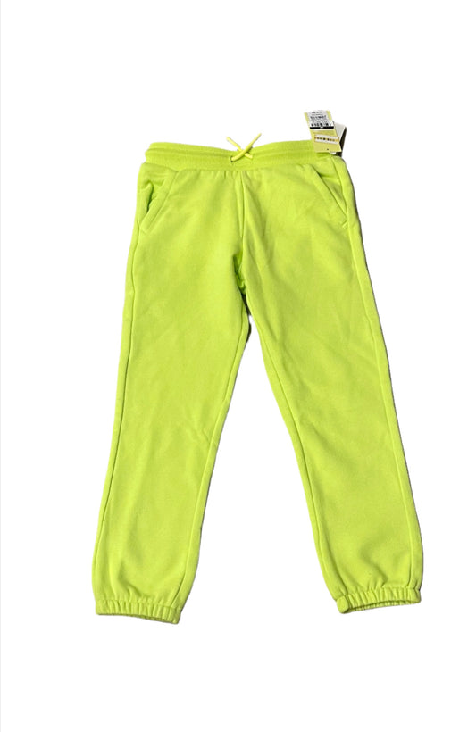 Boys' Fleece Joggers Pants - All In Motion Lime