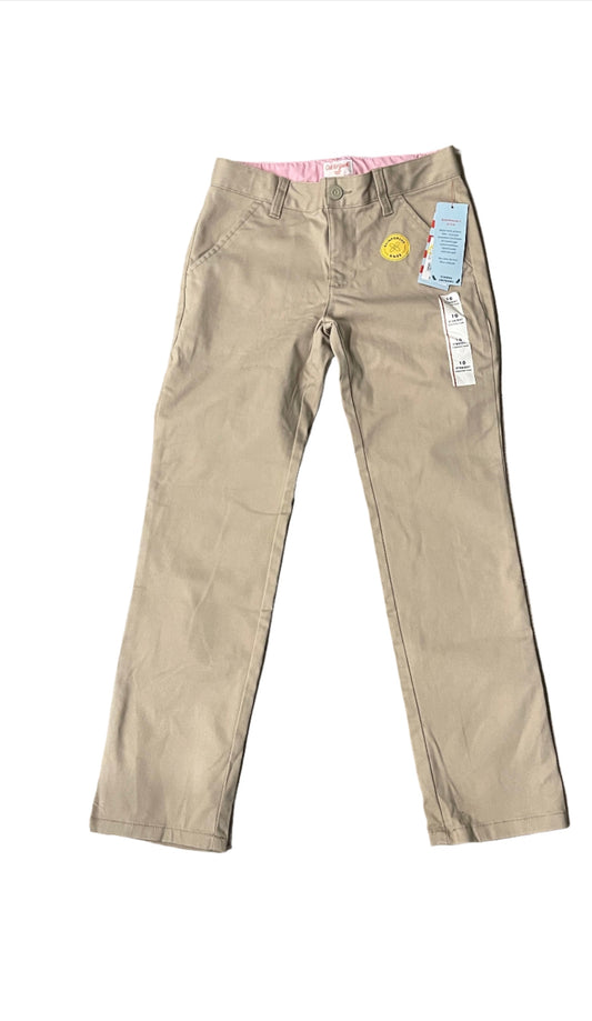 Girls' Straight Fit Pants - Cat & Jack Khaki