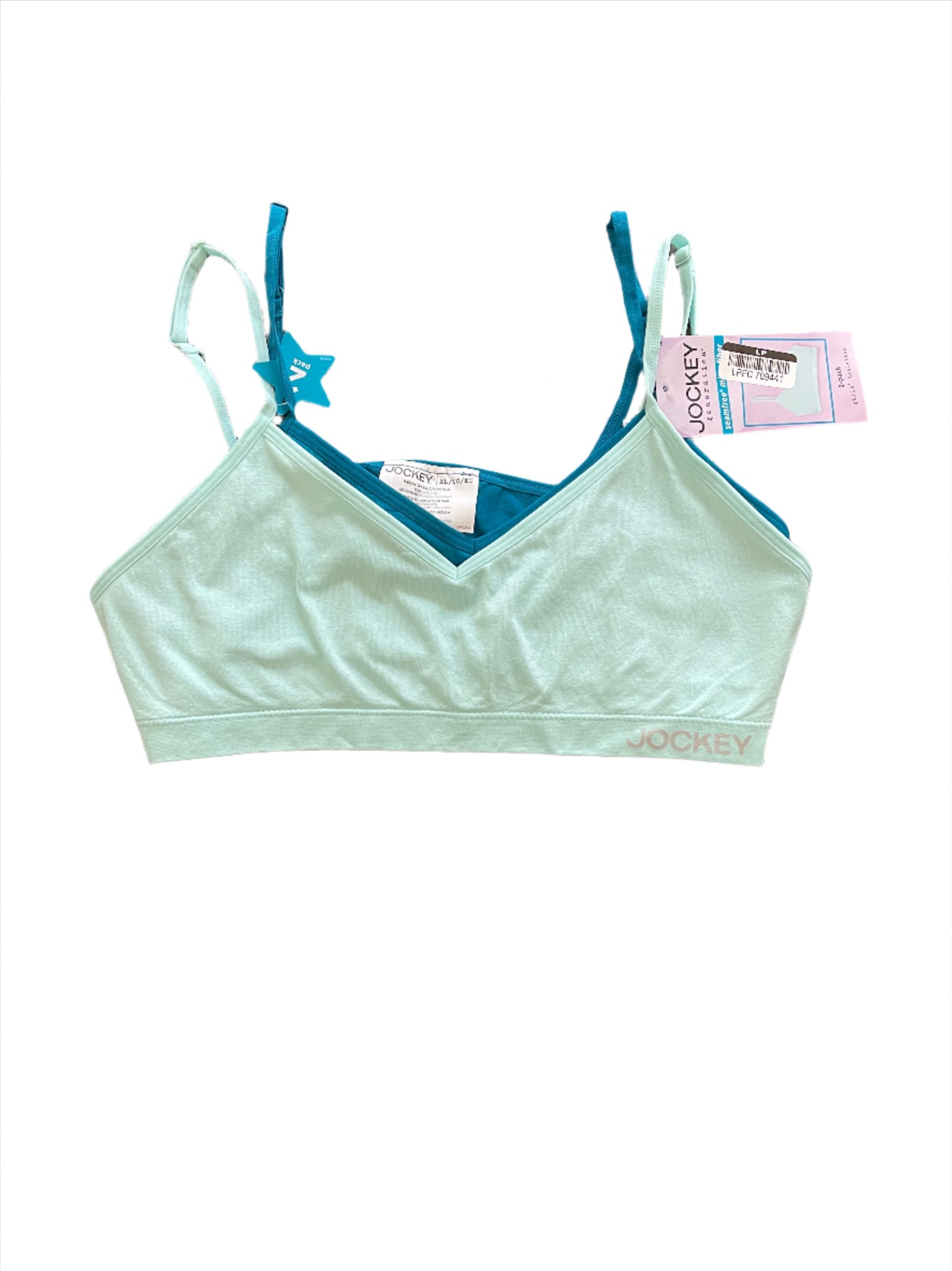 Jockey Generation Girls' 2pk Seamfree Bralette