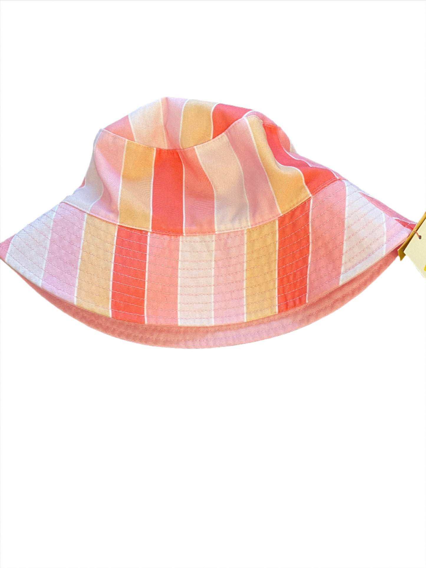 Girls' Reversible Striped Bucket Hat - Cat & Jack Pink