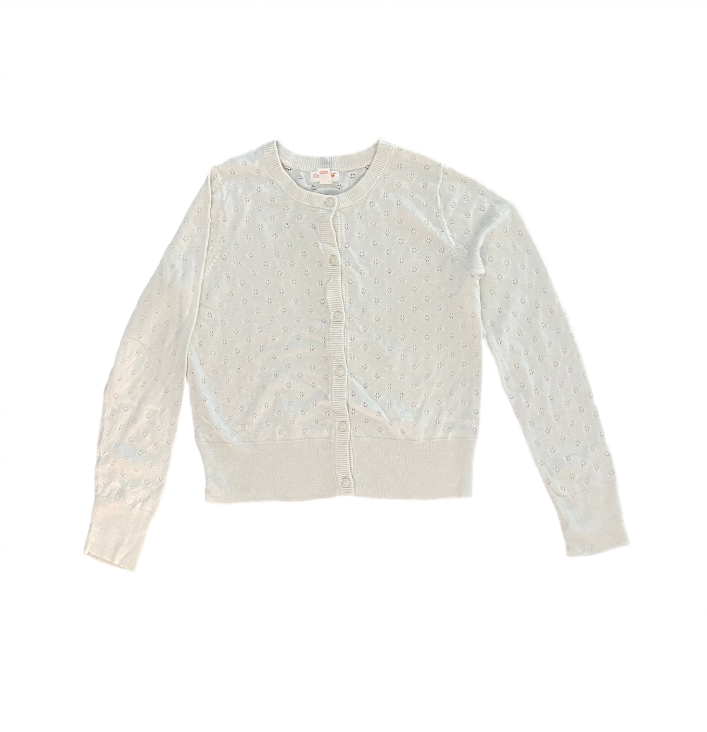 Girls' Pointelle Cardigan - Cat & Jack Cream