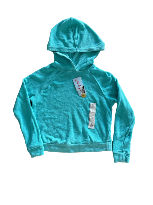 Girls' Hooded Pullover Sweatshirt - Cat & Jack Turquoise Blue