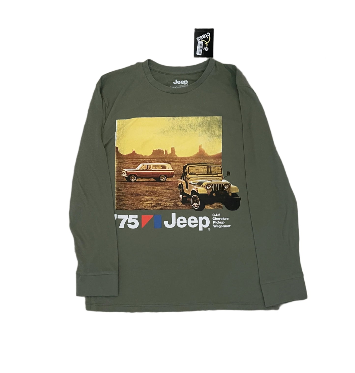 Boys' Jeep Long Sleeve Graphic T-Shirt - art class Green