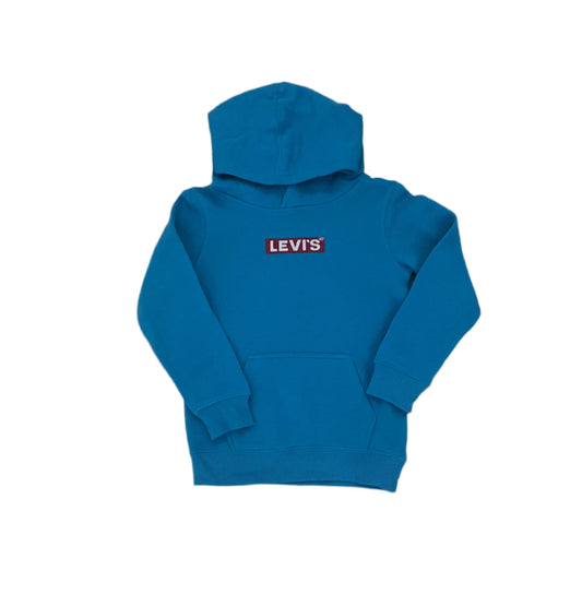 Levi's Boys' Box Tab Graphic Logo Pullover Sweatshirt - Blue