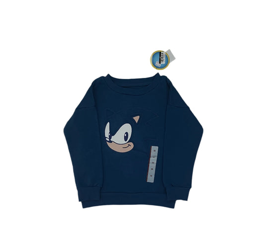 Boys' Sonic the Hedgehog Fleece Pullover Sweatshirt - Blue