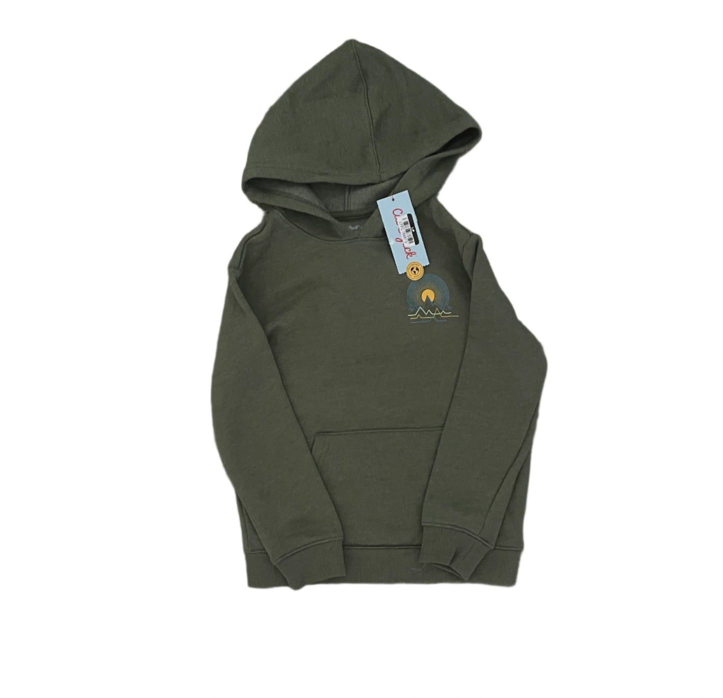 Boys' Fleece Pullover Sweatshirt - Cat & Jack Olive Green