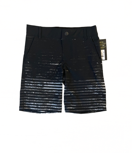 Boys' Striped Hybrid Swim Shorts - art class Black