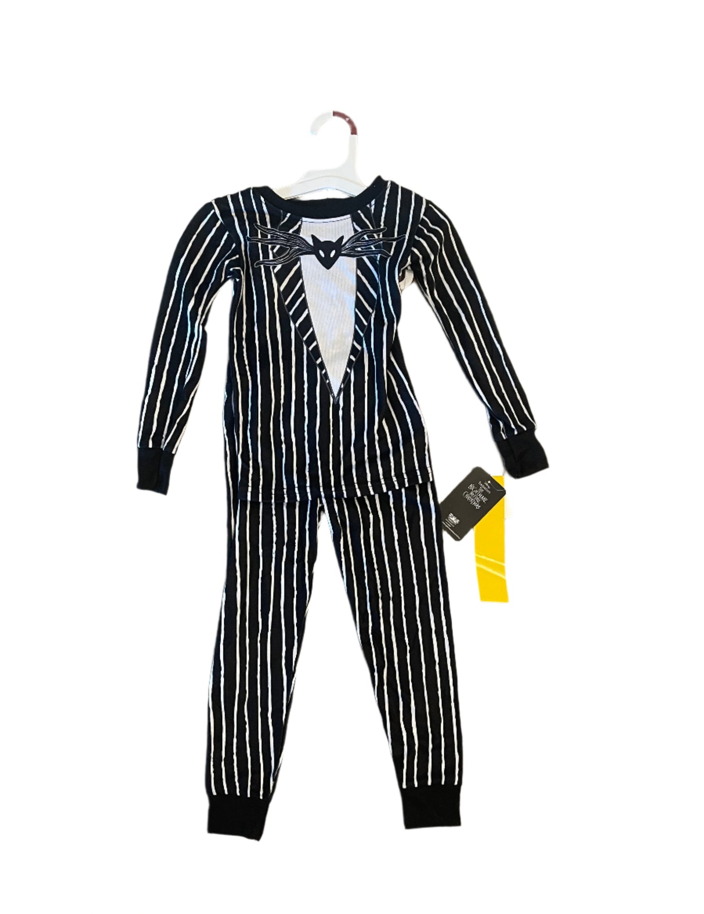 Boys' Disney The Nightmare Before Christmas Jack Halloween Matching Family Pajama Set with Mask - Black